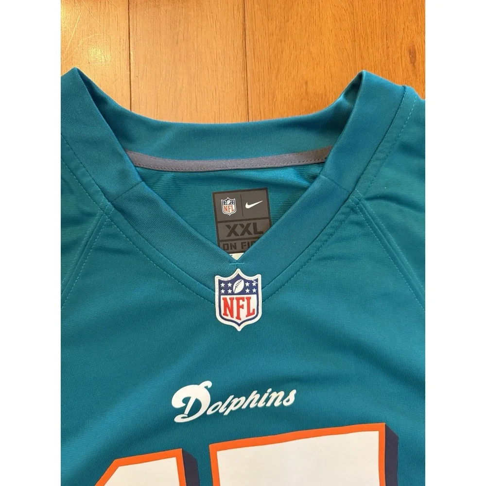 Nike Miami Dolphins Ryan Tannehill #17 NFL On Field Jersey Men XXL Aqua